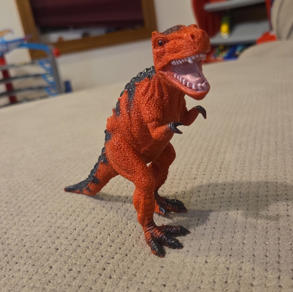 2006 Tyrannosaurus T Rex Dinosaur Dino Red 5" Figure Toy Major Trading Company